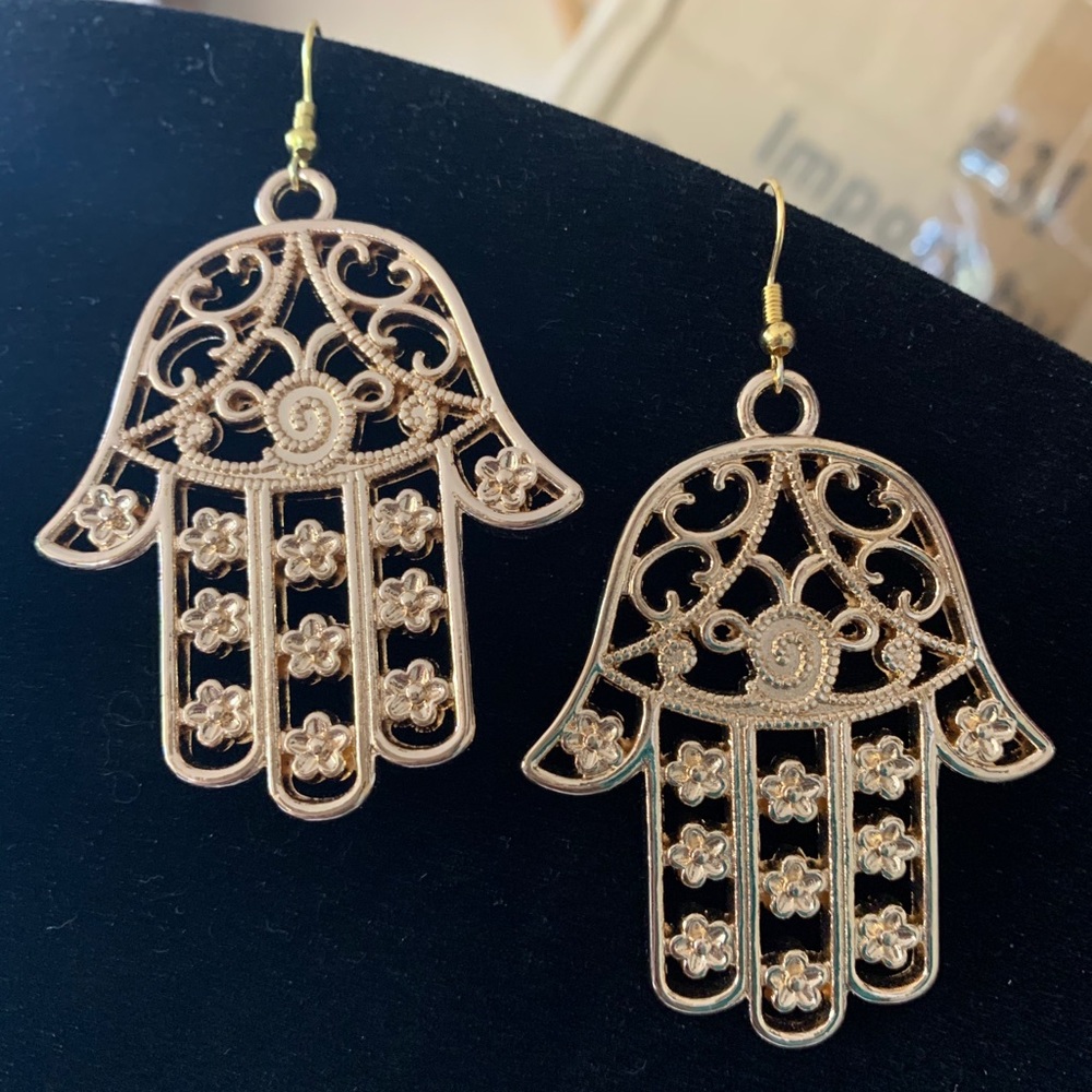 Hamsa Earrings